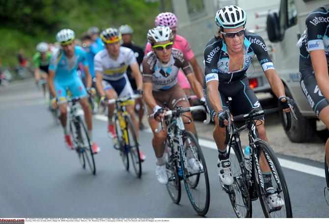 Rigoberto Uran (Omega Pharma-QuickStep) finishes 11th on the day