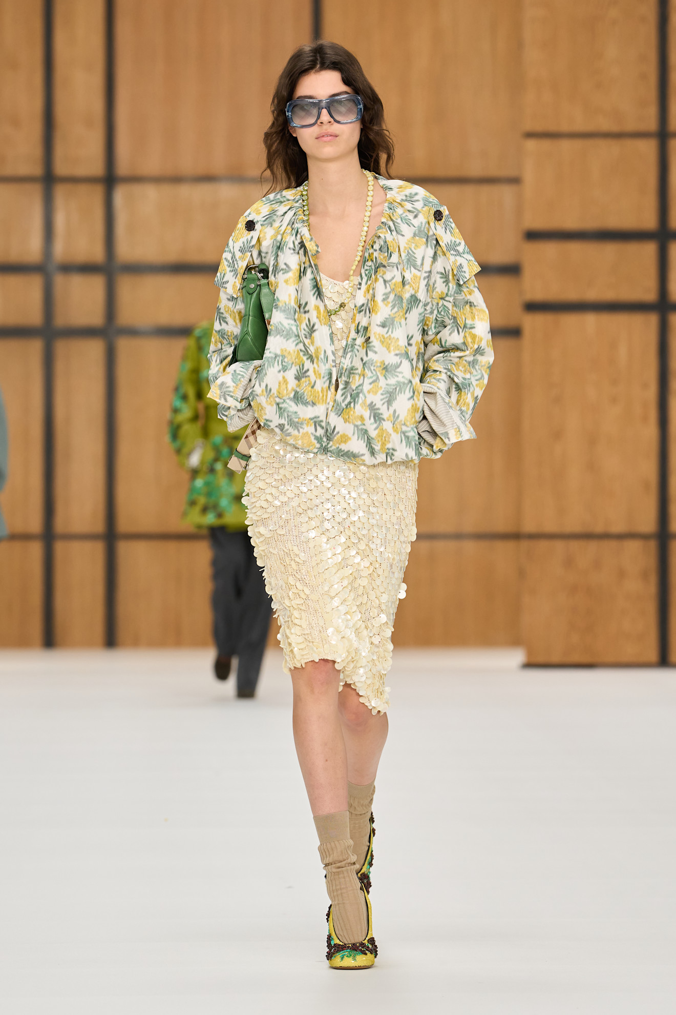 a model walks the spring/summer 2027 runway.