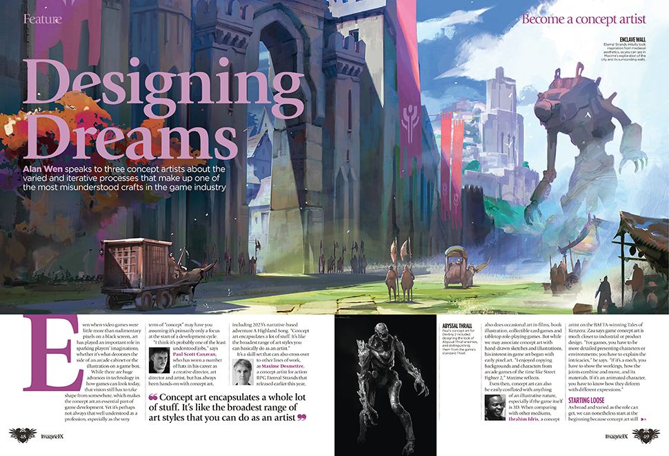 Explore the world of game art in issue 254 of ImagineFX | Creative Bloq