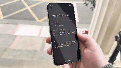 Android 16 screen-off fingerprint unlock in action