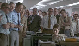 The Post the cast watches the news