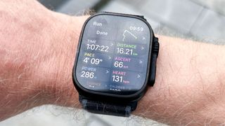 WorkOutDoors app on Apple Watch Ultra 2