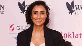 Anita Rani attends the Women of the Year Lunch & Awards at The Royal Lancaster Hotel on October 16, 2023