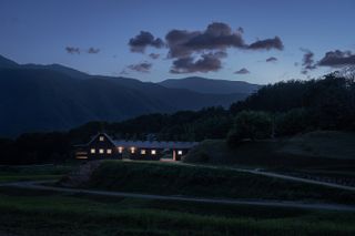 night time of Kodomari Fuji by Terunobu Fujimori