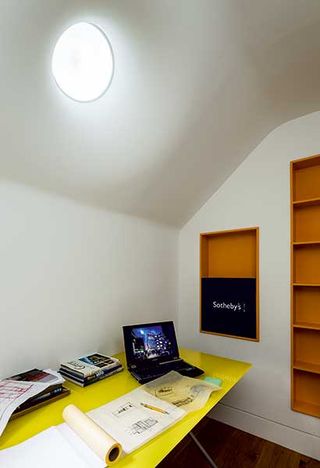 sun tunnel to bring light into home office