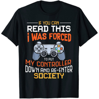 I Was Forced To Put My Controller Down T-shirt: $16.96
This T-shirt isn't on sale. That doesn't matter, though, you shouldn't by this on discount, let alone full price.
