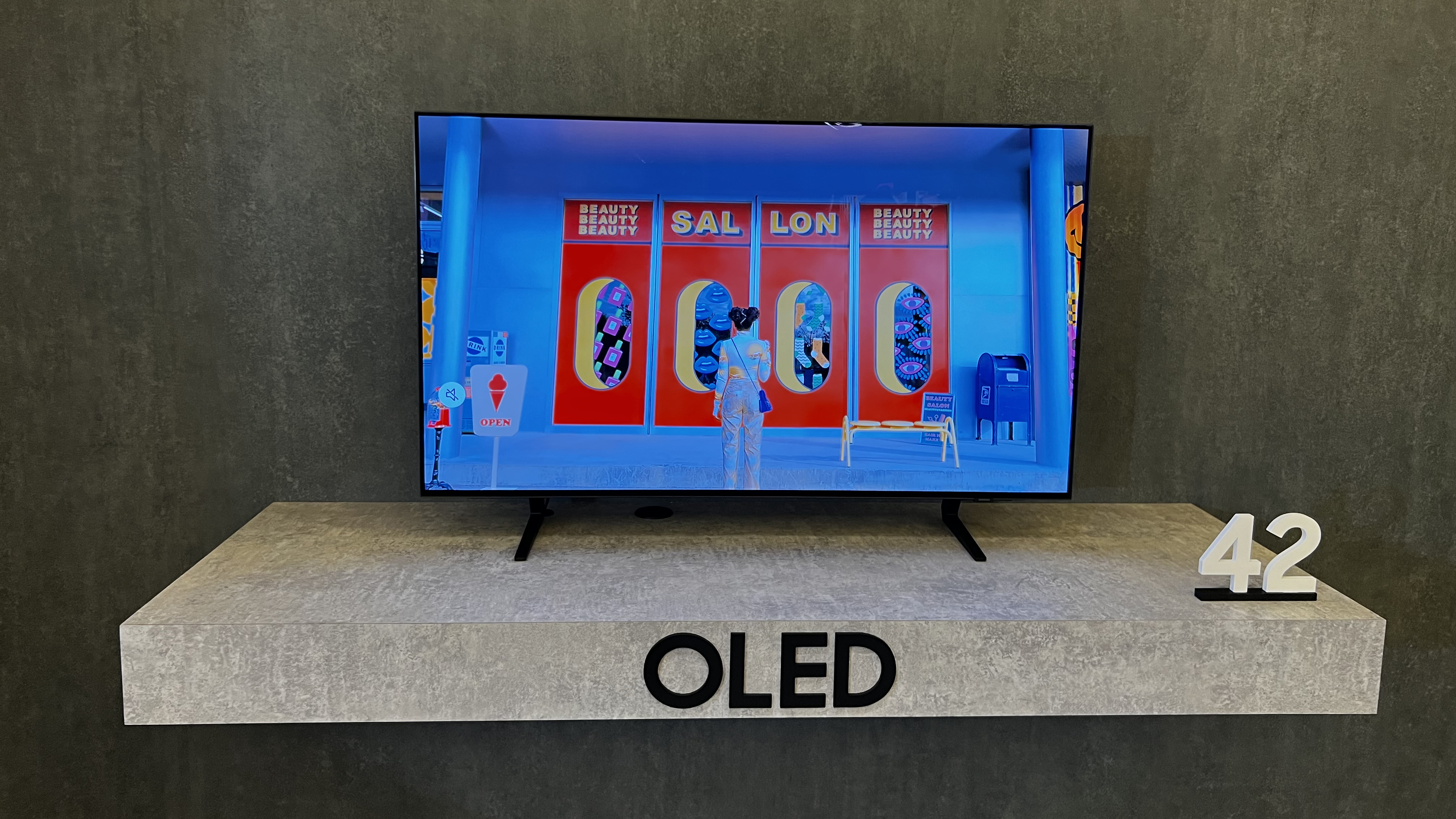 Samsung S90D TV at CES 2024