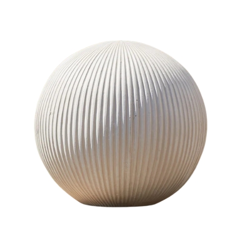 Cox & Cox, Large Decorative Fluted Sphere - White