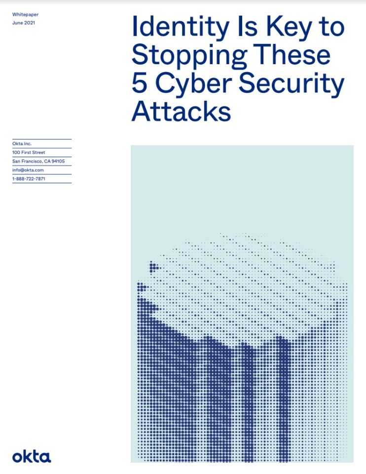 Whitepaper cover with a blurred image of a stack of data chips