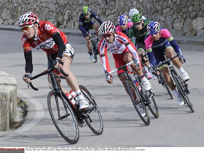 Gianpaolo Caruso (Katusha) on the descent
