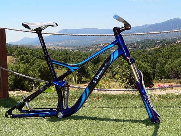 The women's-specific S-Works Safire FSR