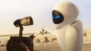 Eve and Wall-E in Wall-E.