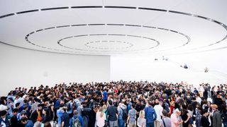 Apple Event hands on area