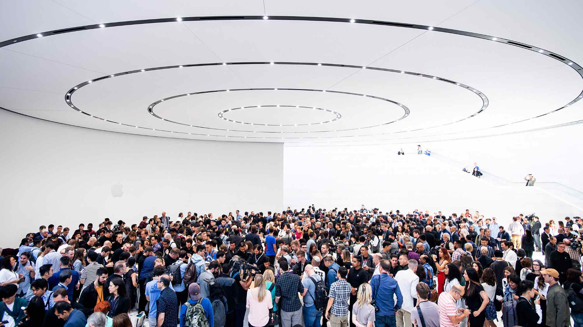 Apple Event hands on area