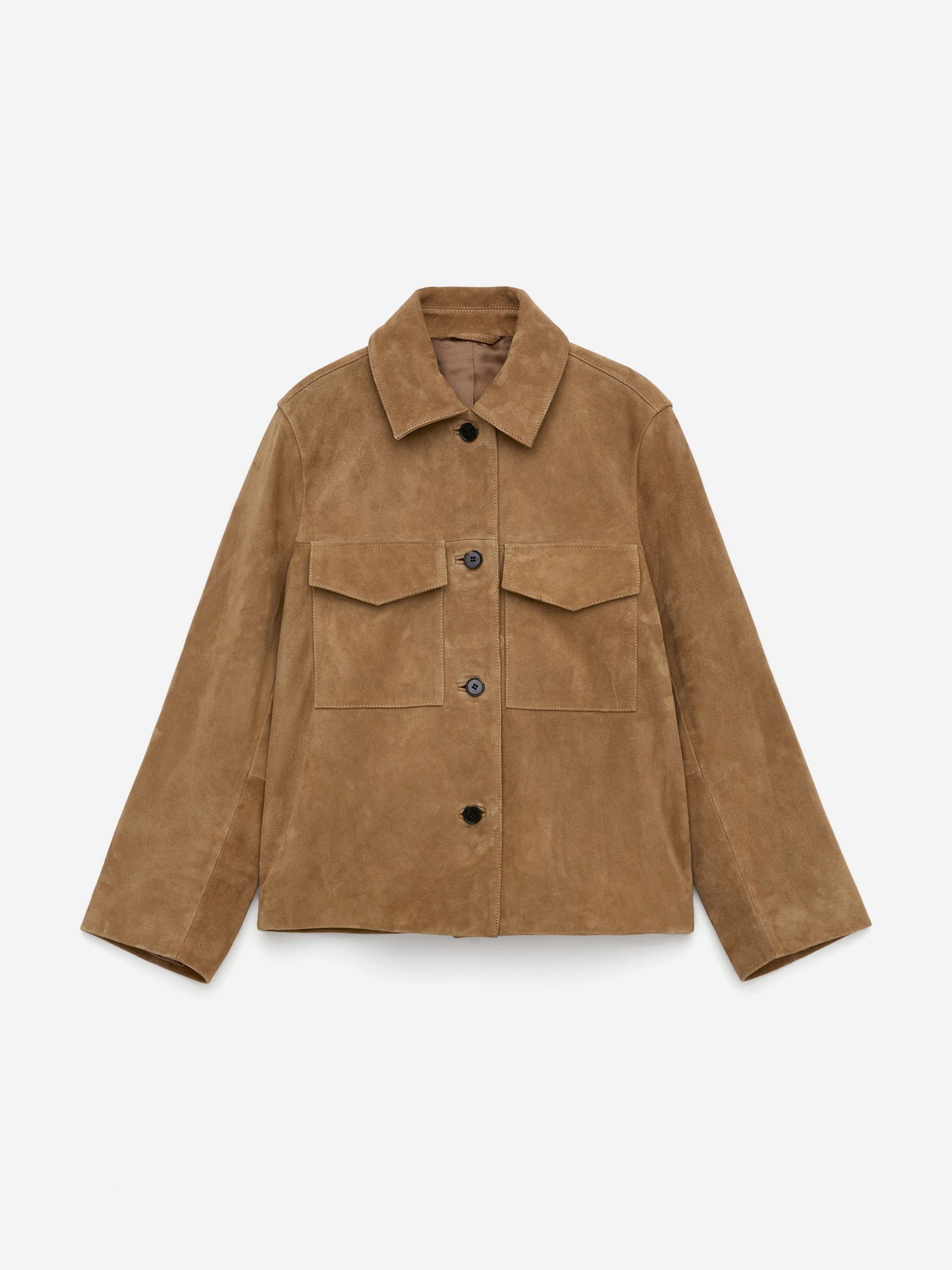 Suede Jacket – Beige – Women – Arket Gb