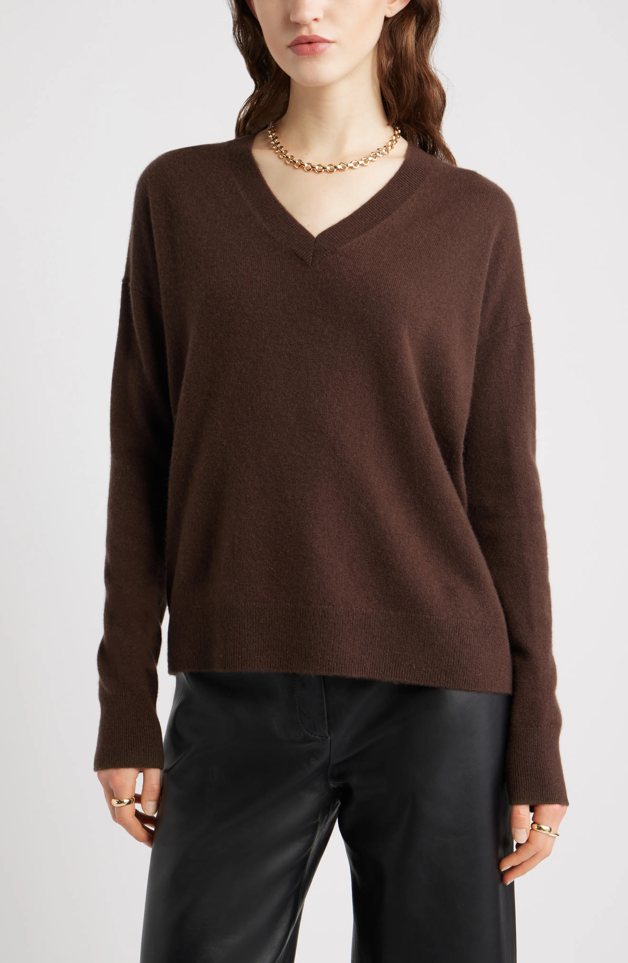 V-Neck Cashmere Sweater