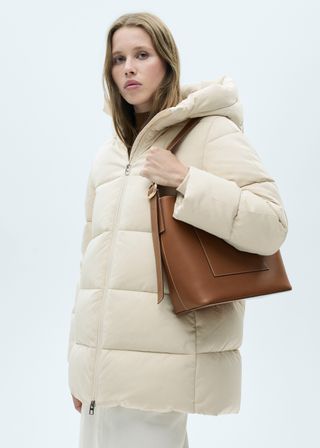 Hood Quilted Coat - Women | Mango Usa