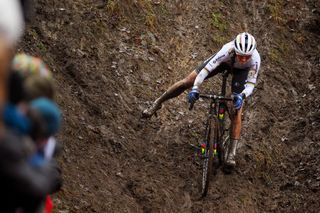 NAMUR BELGIUM DECEMBER 19 Lucinda Brand of The Netherland and Team Baloise Trek Lions competes during the 13th Namur UCI CycloCross Worldcup 2021 Womens Elite UCIWT on December 19 2021 in Namur Belgium Photo by Luc ClaessenGetty Images