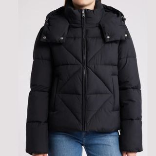 Sam Edelman Zip Up Puffer Jacket