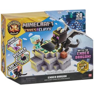 Minecraft Treasure X Caves & Cliffs toys.