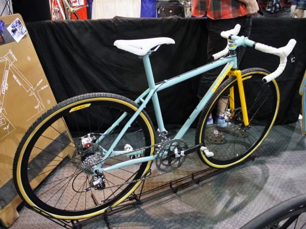 Geekhouse's display included this stunning 'cross bike.