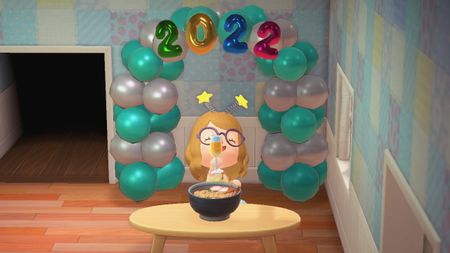 Animal Crossing: New Horizons New Years items