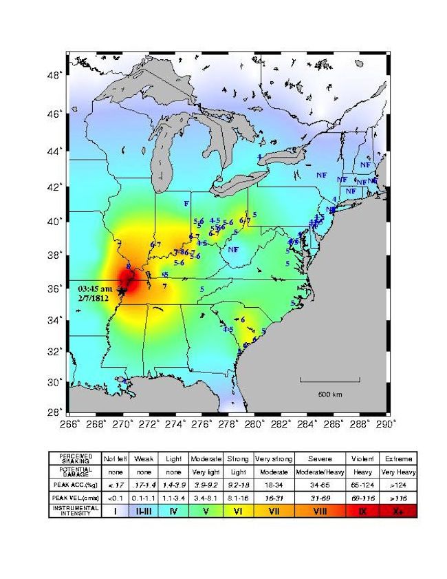 New Madrid earthquake