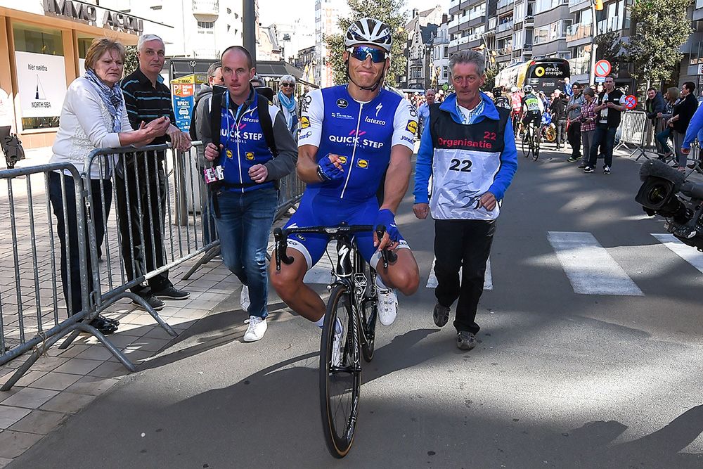 Marcel Kittel (Quick-Step Floors) was happy after producing an impressive sprint