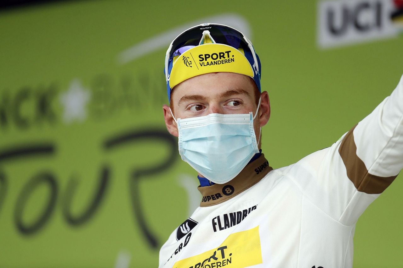 BinckBank Tour 2020 - 16th Edition - 1st stage Blankenberge - Ardooie 132,1 km - 29/09/2020 - Thimo Willems (BEL - Sport Vlaanderen - Baloise) - photo Tim van Wichelen/CV/BettiniPhoto&Acirc;&copy;2020