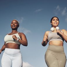 Is 30 minutes of cardio enough? Two women running