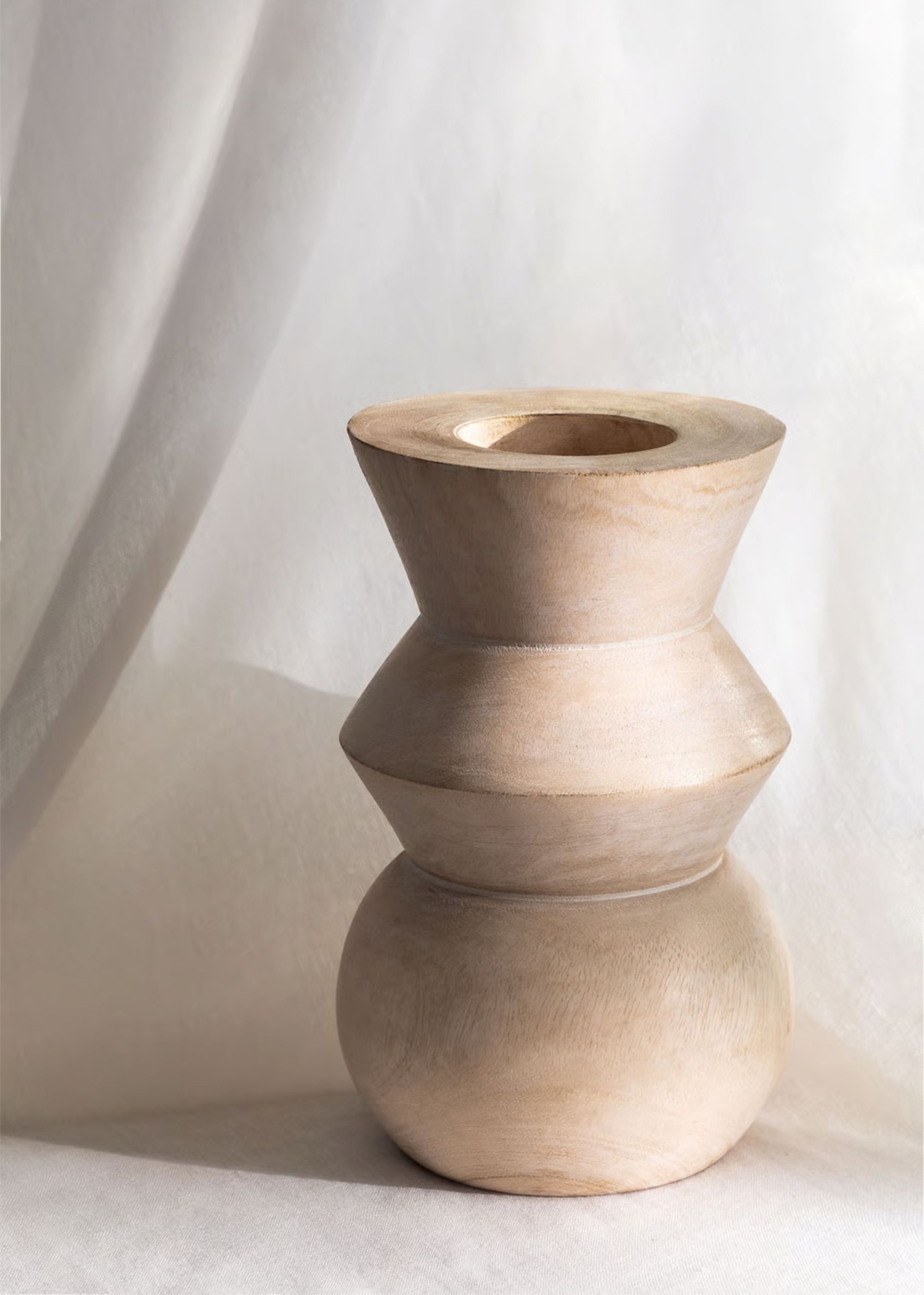 Sklum UK, Nadur Mango Wood Vase