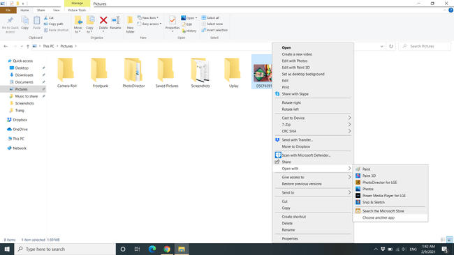 windows photo viewer windows 10 show hidden images