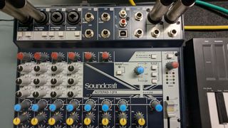 Soundcraft Notepad-12FX in this writer's home studio