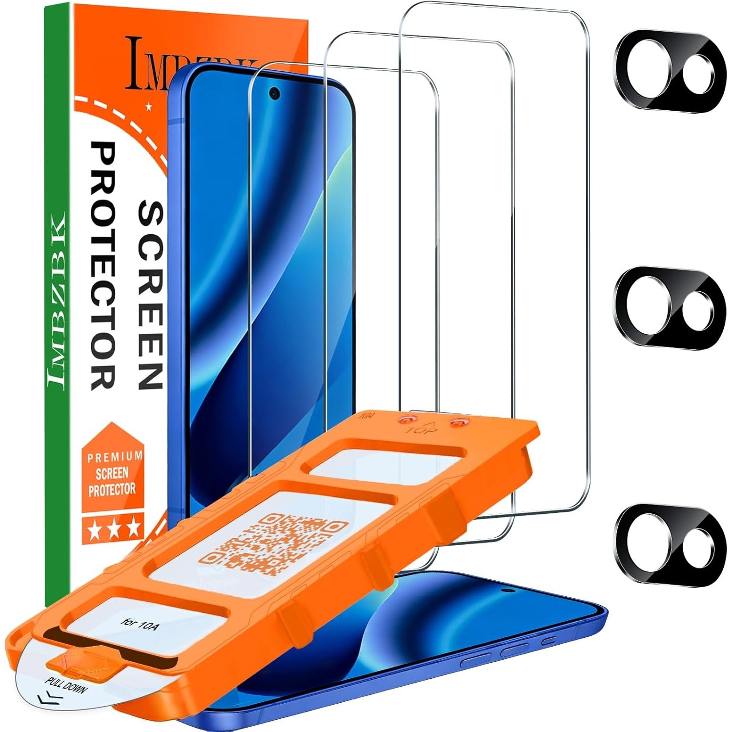 IMBZBK 3 Pack Screen Protector for Google Pixel 10a