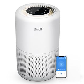 Levoit Air Purifier for Home Bedroom, Smart Wifi Alexa Control, Covers Up to 916 Sq.foot, 3 in 1 Filter for Allergies, Pollutants, Smoke, Dust, 24db Quiet for Bedroom, Core 200s-P, White