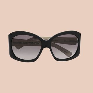 flat lay image of wide sunglasses 