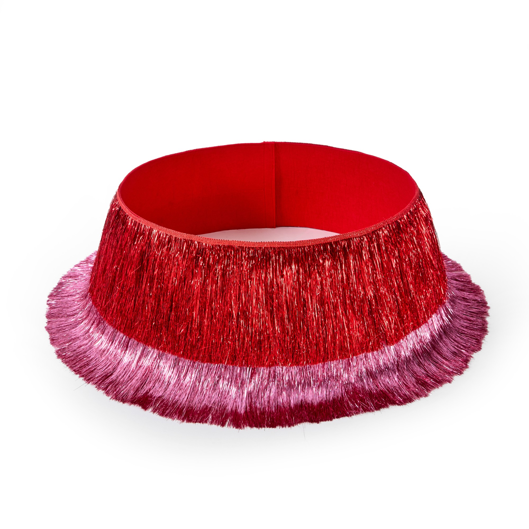 Very Tinsel Layered Christmas Tree Skirt - Multi