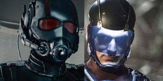 Paul Rudd as Ant-Man and Brandon Routh as The Atom