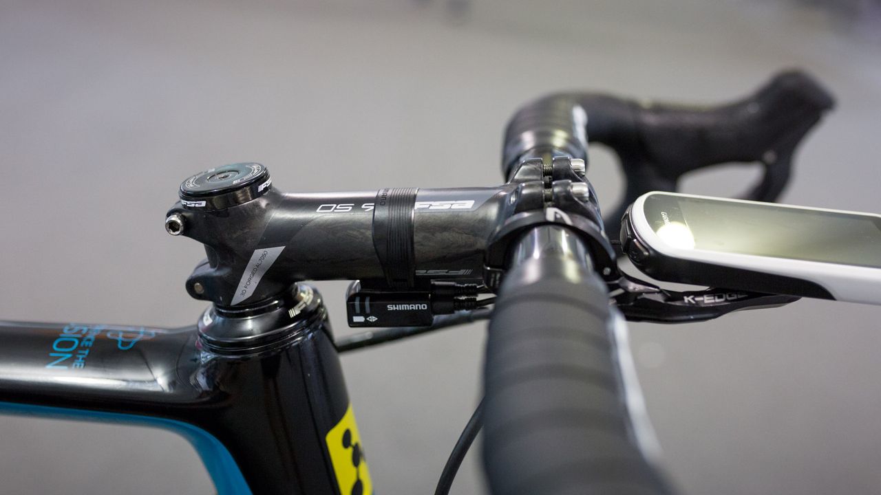 Sanchez opts for a 130mm stem