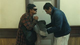 Leonardo DiCaprio and Benicio Del Toro in One Battle After Another