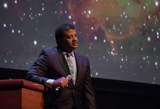 Astrophysicist Neil deGrasse Tyson speaks onstage at the Long Center on February 6, 2018 in Austin, Texas. 