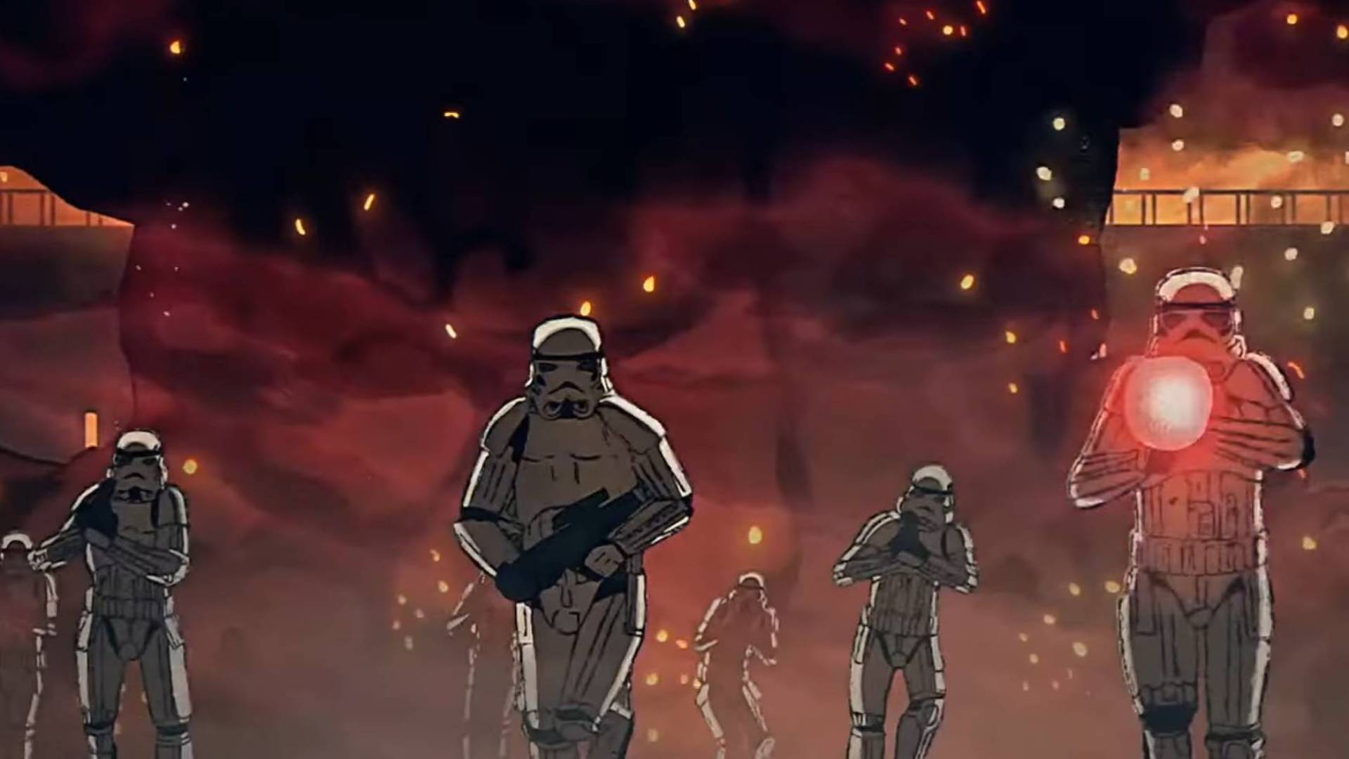 Stormtroopers in Star Wars: Visions volume 3 Black