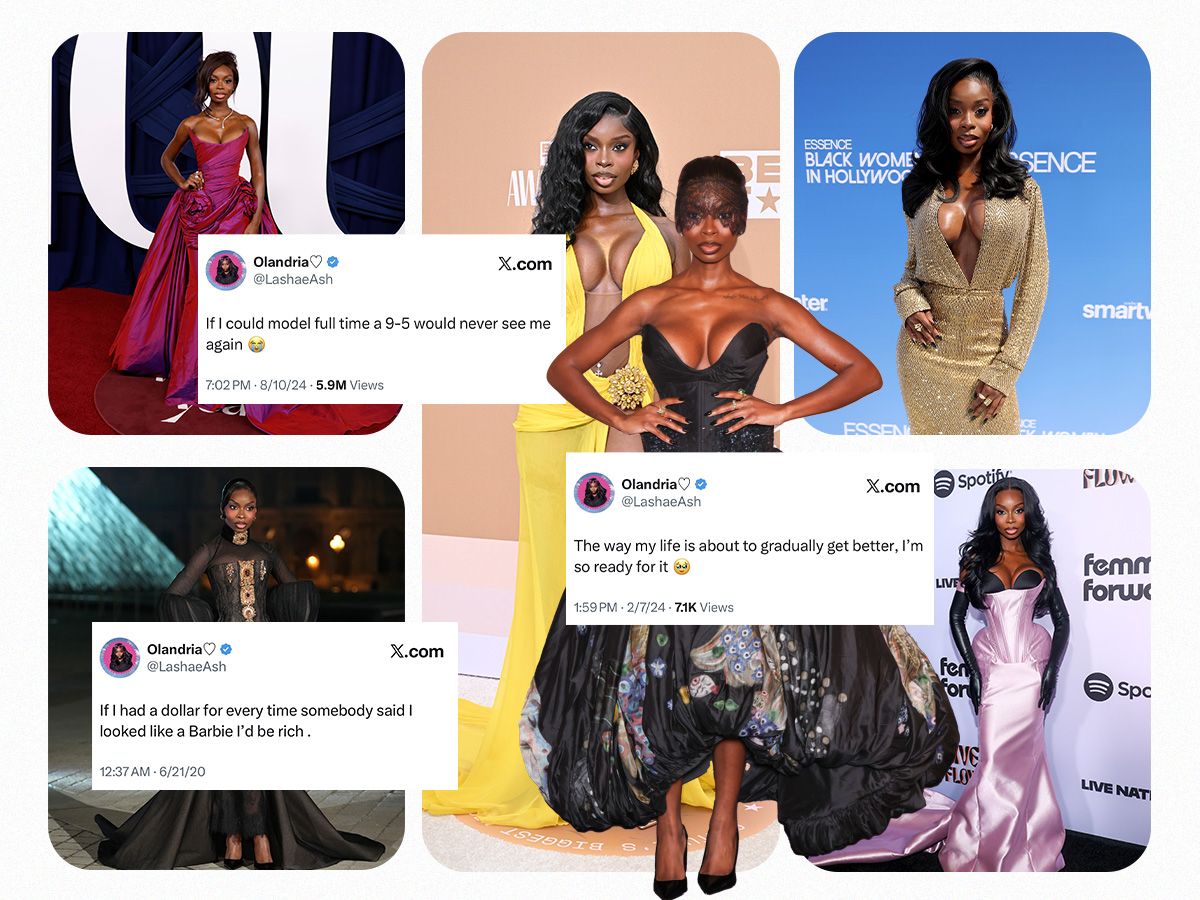 Olandria Carthen on red carpet