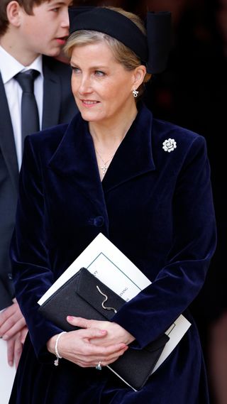 Duchess Sophie attends a Service of Thanksgiving for the life of Prince Philip in 2022