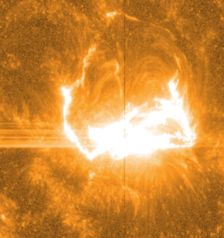 March 29 Solar Flare in 1400 Angstrom