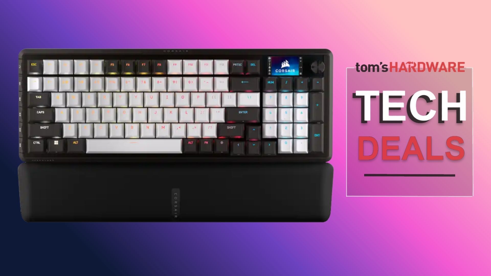 Save $60 on Corsair's impressive 96% gaming keyboard with…