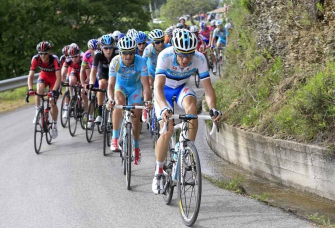 Astana flexed their collective muscles on the last climb