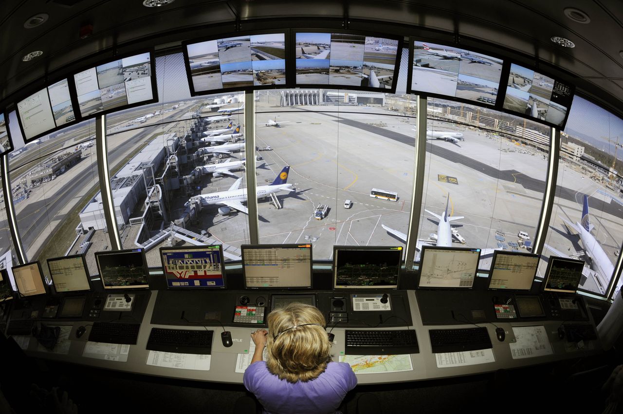 A airplane control tower operator.