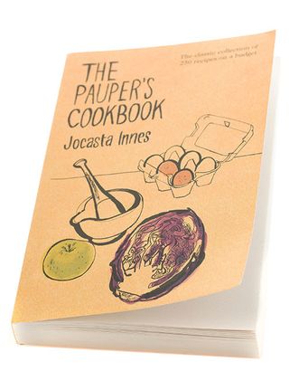 The Paupers Cookbook by Jocasta Innes on a white background