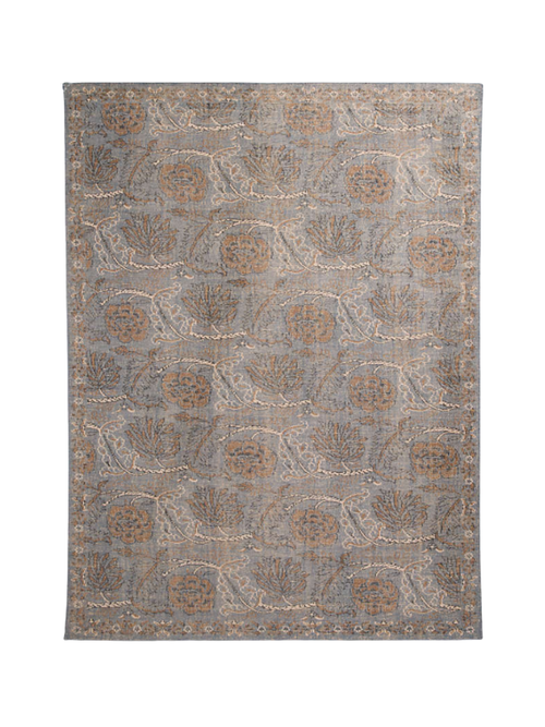 Coates Performance Traditional Handknotted Blue Area Rug 6'x9'